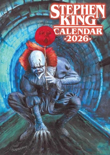 2026 Stephen King Calendar Meet Pennywise: Meeting Stephen King