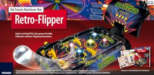 Die Franzis Abenteuer-Box Retro-Flipper Die bunte Welt der Flipperautomaten entdecken: Mit einem echten Flipper und spannendem Erlebnisbuch