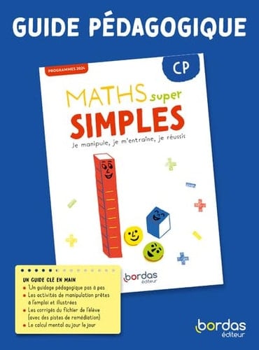 Maths super simples CP Guide pédagogique