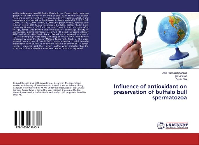 Influence of Antioxidant on Preservation of Buffalo Bull Spermatozoa