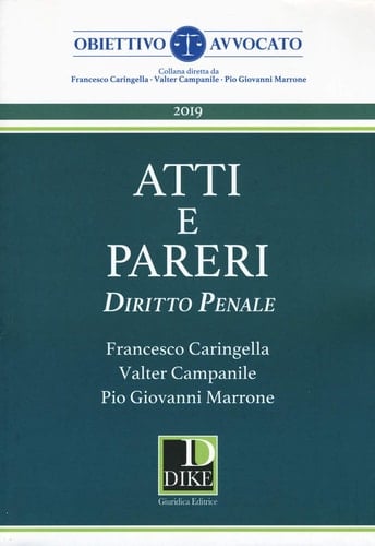 Atti e pareri di diritto penale