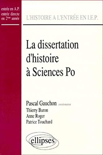 La dissertation d'histoire à l'entrée de Sciences-Po