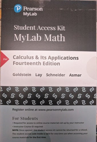 MyLab Math with Pearson eText Access Code (24 Months) for Calculus & Its Applications