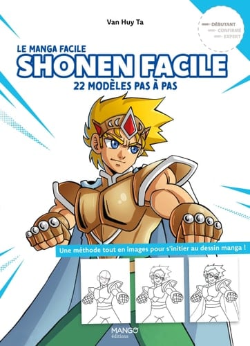Shonen facile 22 modèles pas à pas
