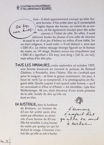 L'homme qui se prenait pour un haricot blanc à la sauce tomate.