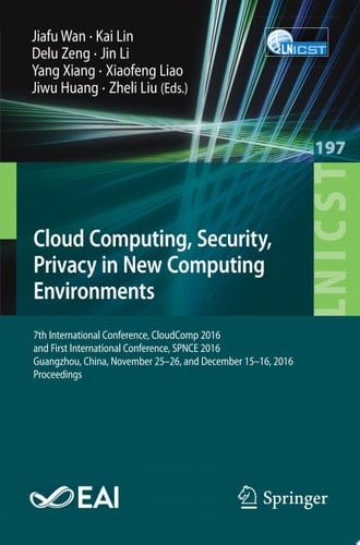 Cloud Computing, Security, Privacy in New Computing Environments