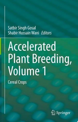 Accelerated Plant Breeding, Volume 1