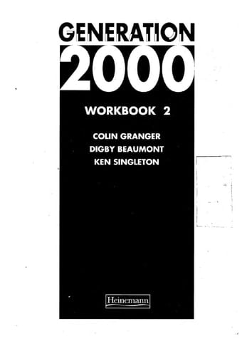 Generation 2000: 2: Workbook (Generation 2000)