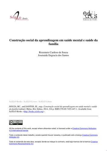 Construção social da aprendizagem em saúde mental e saúde da família