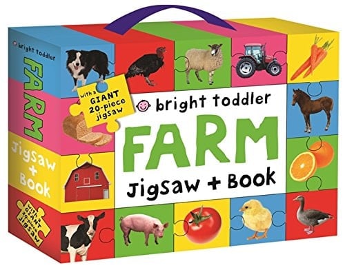 Farm Jigsaw and Book