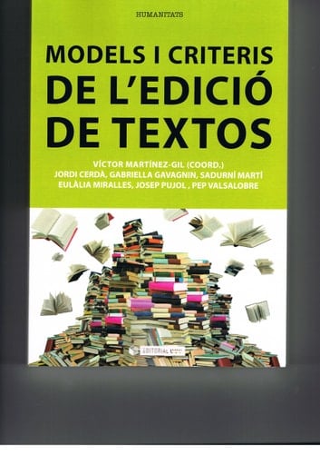 Models i criteris de l'edició de textos