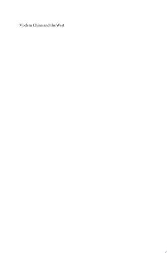 Modern China and the West Translation and Cultural Mediation