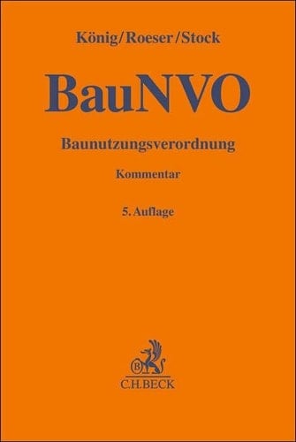 Baunutzungsverordnung Kommentar