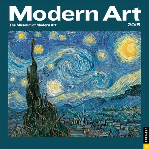 Modern Art 2015 Wall Calendar