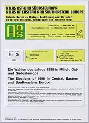 Atlas Ost- und Südosteuropa Sonstige aktuelle Karten zu Ökologie, Bevölkerung und Wirtschaft. Others : up-to-date ecological, demographic and economic maps. 6. 6