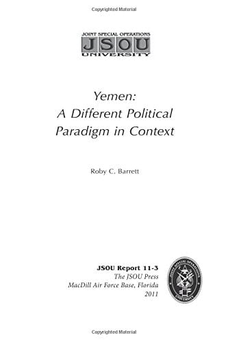 Yemen A Different Political Paradigm in Context