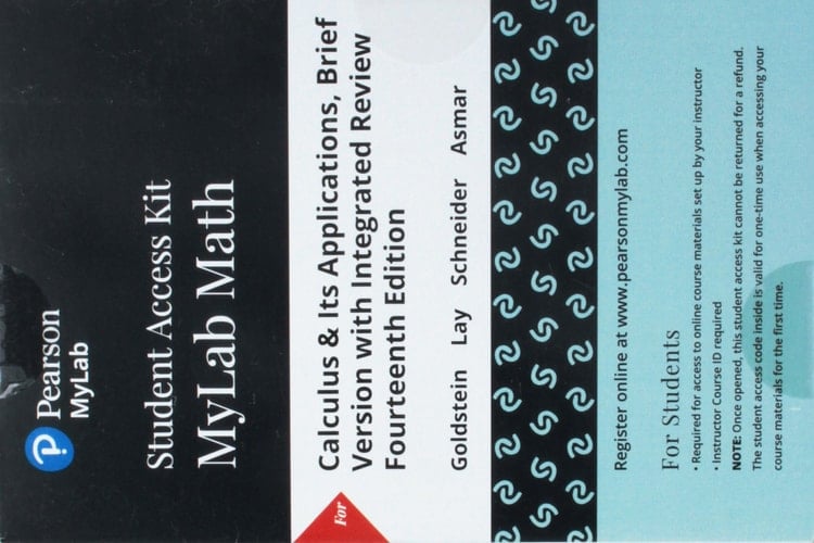 MyLab Math with Pearson EText -- 24-Month Standalone Access Card -- for Calculus and Its Applications, Brief Version with Integrated Review