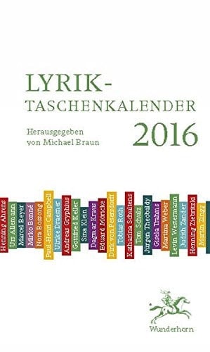 Lyrik-Taschenkalender 2016 Poesie