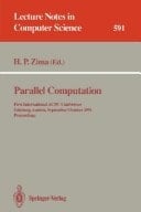 Parallel Computation First International ACPC Conference, Salzburg, Austria, September 30-October 2, 1991 : Proceedings