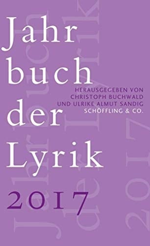 Jahrbuch der Lyrik 2017