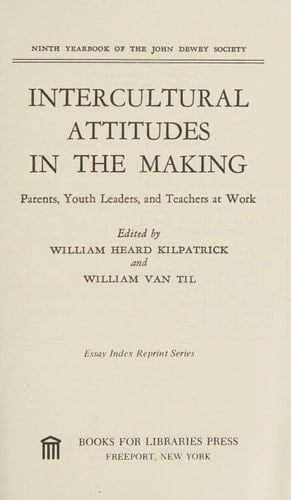 Intercultural Attitudes in the Making Parents, Youth Leaders, and Teachers at Work