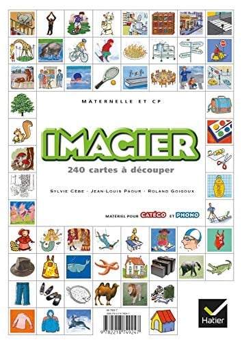 Imagier : 240 cartes à découper : maternelle et CP