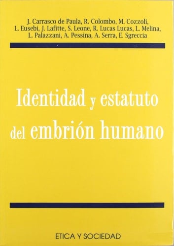 Identidad y estatuto del embrión humano