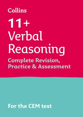 Collins 11+ Practice - 11+ Verbal Reasoning Complete Revision, Practice and Assessment for CEM: for the 2025 CEM Tests