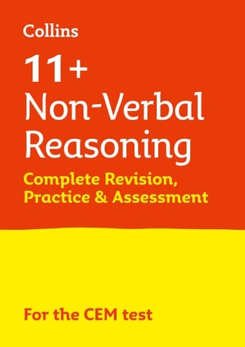 Collins 11+ Practice - 11+ Non-Verbal Reasoning Complete Revision, Practice and Assessment for CEM: for the 2025 CEM Tests