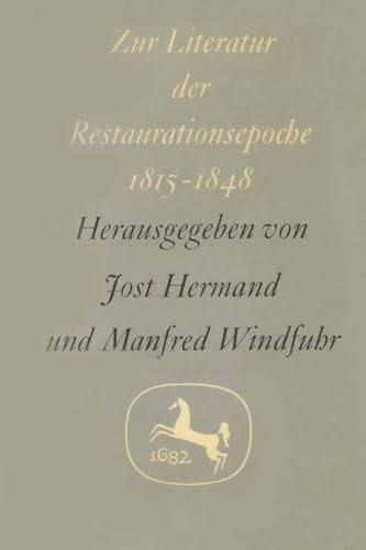 Zur Literatur der Restaurationsepoche 1815-1848