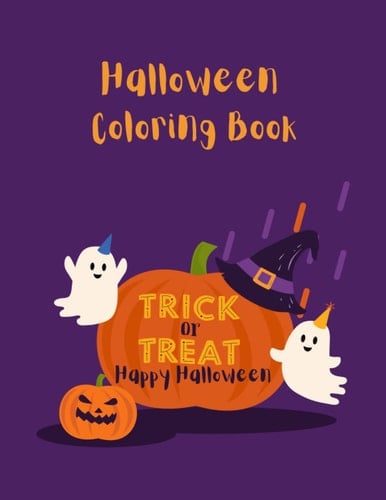 Halloween Coloring Book for girls and boys: 47 beautiful Halloween Coloring Pages for Kids ages 4-8