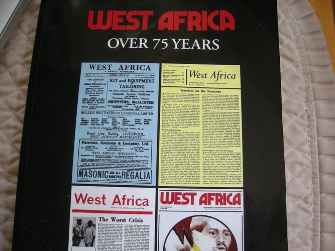 West Africa over 75 years: Selections from the raw material of history
