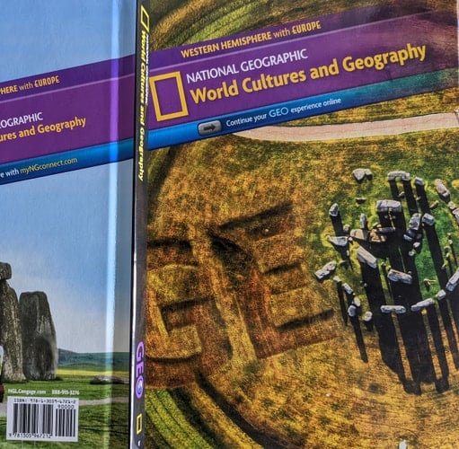 National Geographic World Cultures and Geography Western Hemishphere with Europe