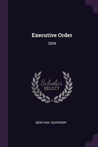 Executive Order 2004