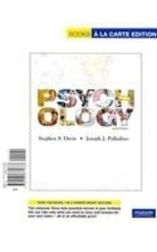Psychology: Books a La Carte