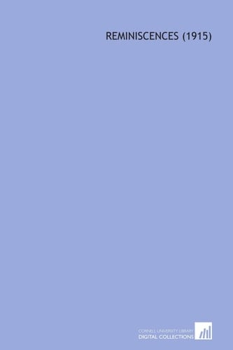 Reminiscences (1915)
