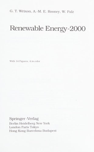 Renewable Energy-2000