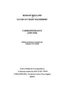 Correspondance (1909-1944)