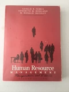 Human Resource Management: Perspectives and Issues