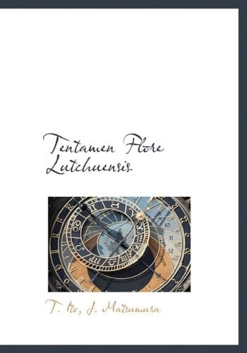 Tentamen Flore Lutchuensis (Latin Edition)