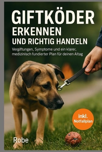 Giftköder beim Hund erkennen & richtig handeln: Vergiftungen verstehen, Symptome einordnen und ein medizinisch fundierter Notfall- und Präventionsplan für deinen Alltag (German Edition)