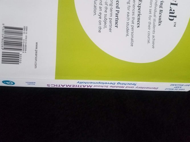 Elementary and Middle School Mathematics: Teaching Developmentally plus MyLab Education with Enhanced Pearson eText -- Access Card Package (What's New in Curriculum & Instruction)