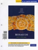 Mosaicos Spanish As a World Language, Books a La Carte Edition + Student Activities Manual + Myspanishlab and Pearson Etext