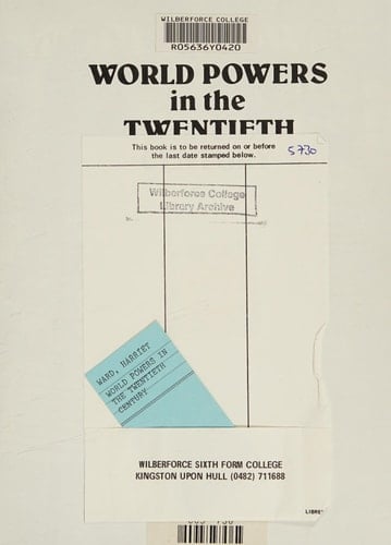 World Powers in the 20th Century