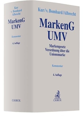 MarkenG UMV : Markengesetz, Verordnung über die Unionsmarke : Kommentar
