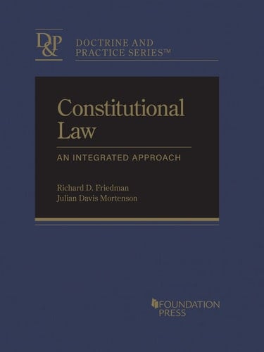 Constitutional Law An Integrated Approach