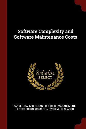 Software Complexity and Software Maintenance Costs