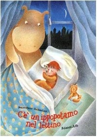 C'è un ippopotamo nel lettino