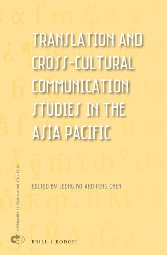 Translation and Cross-cultural Communication Studies in the Asia Pacific