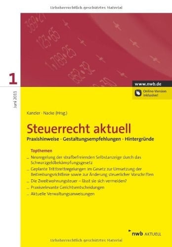 Steuerrecht aktuell 1/2011